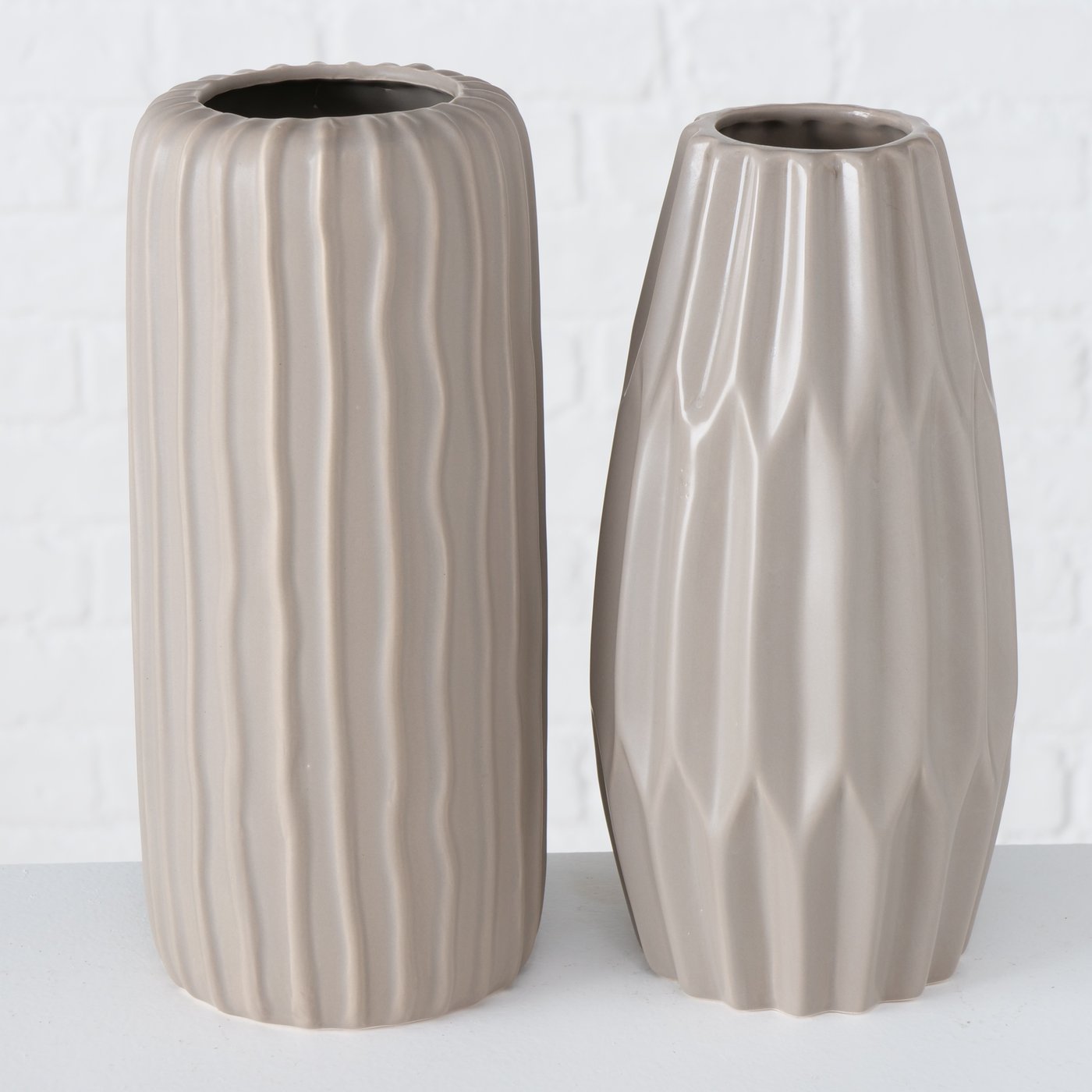 Vase Aquarell - beige - Lykke&You GmbH