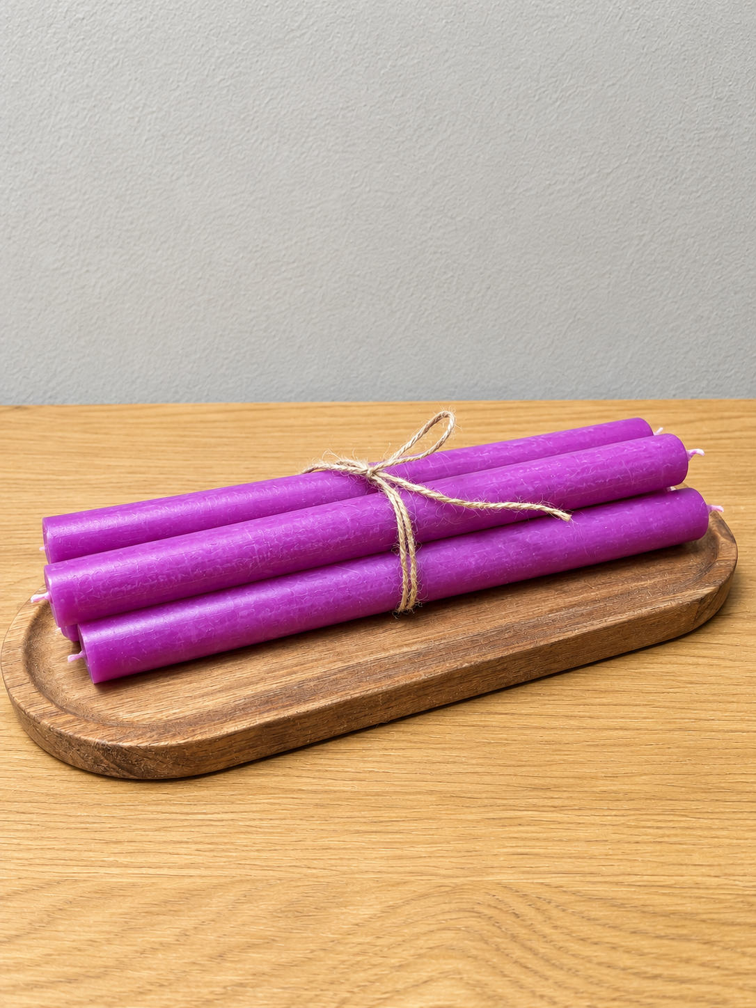 Stabkerzen Fuchsia im 4er Set