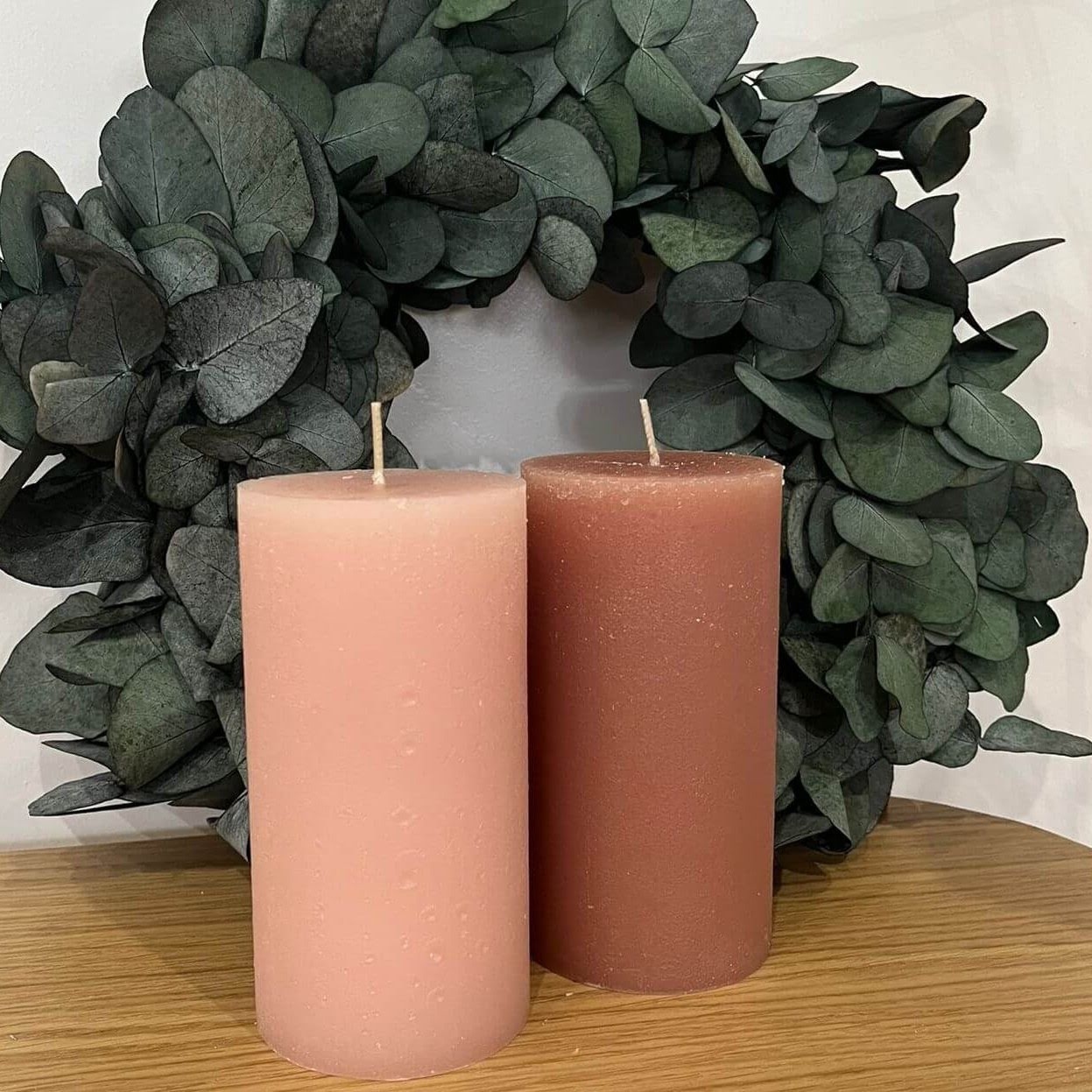 4 Block Candles for Advent Wreath Set