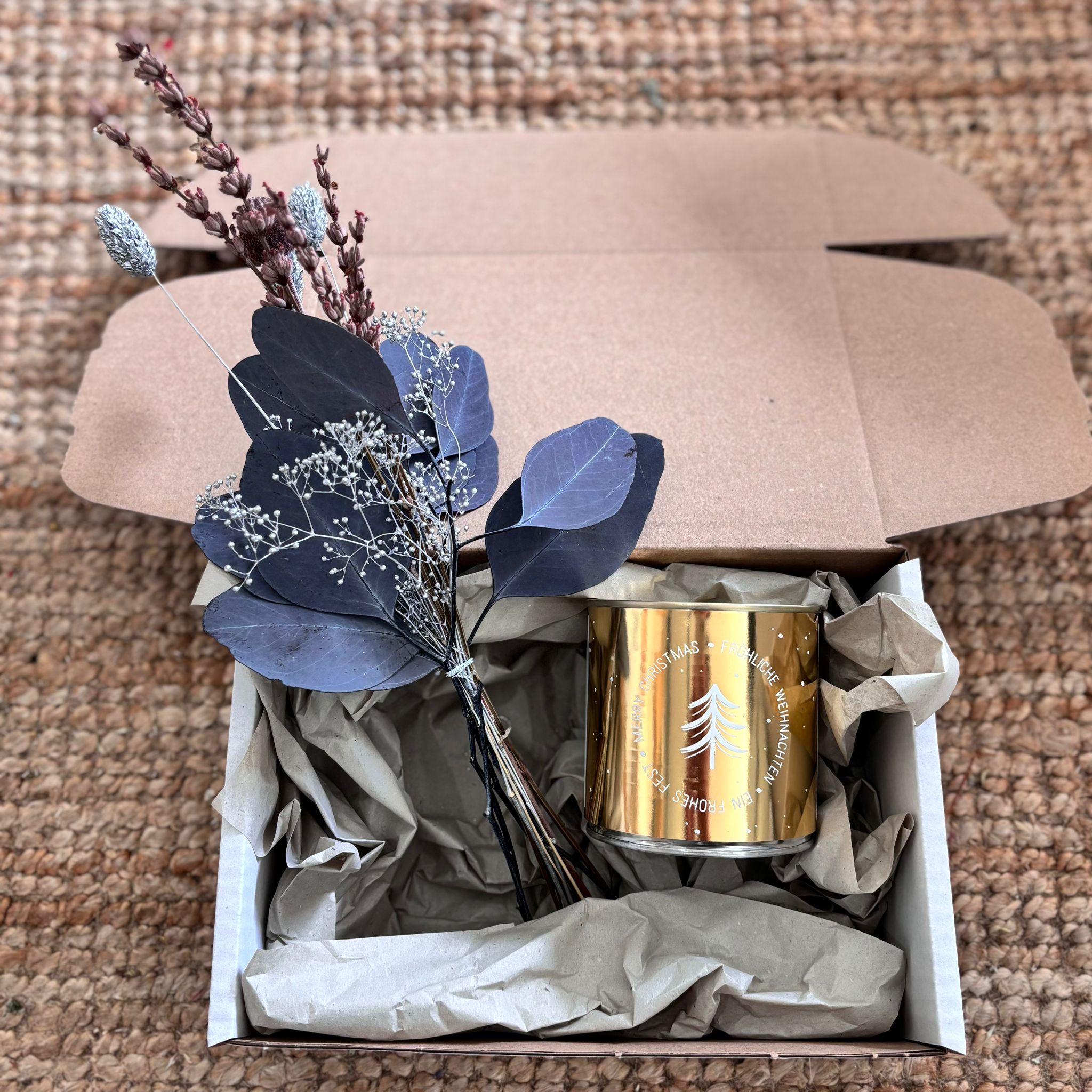 X-Mas Geschenkset Frosted Wine + Cancake