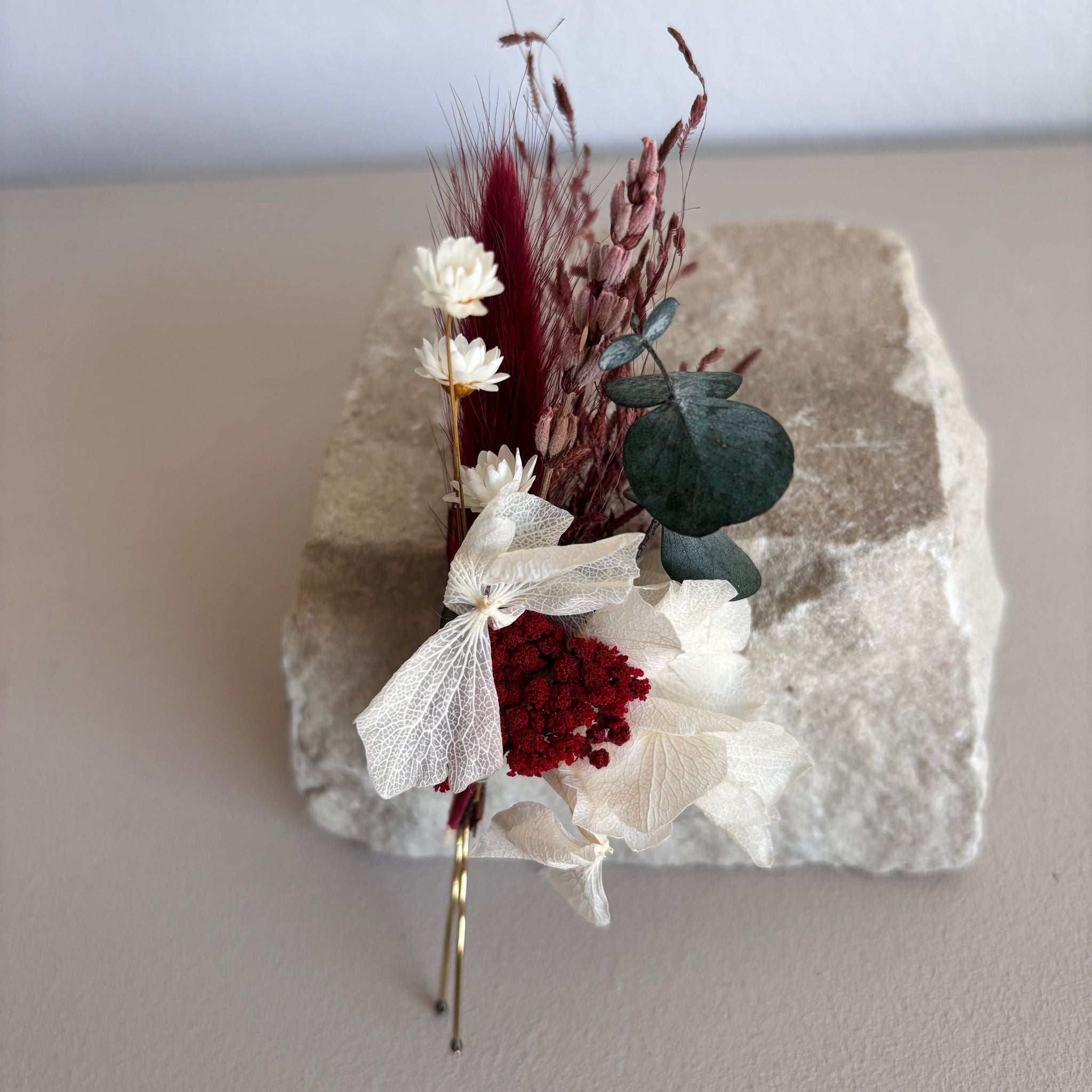 Haarnadel Trockenblumen Berry - OUTLET