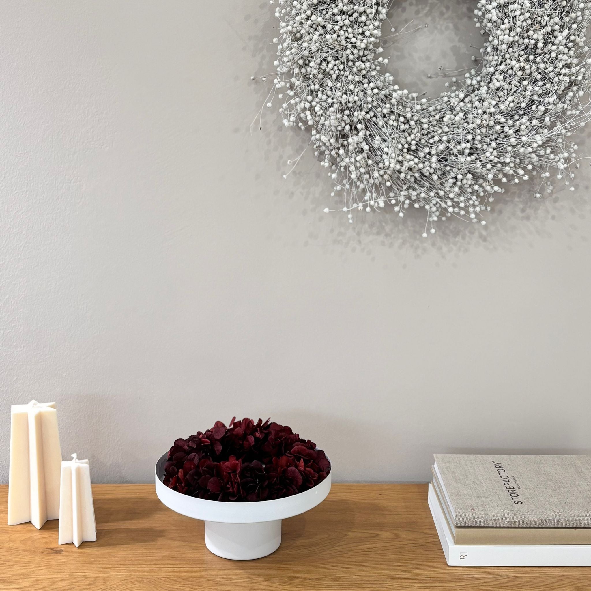 Trockenblumenkranz Hortensien klein