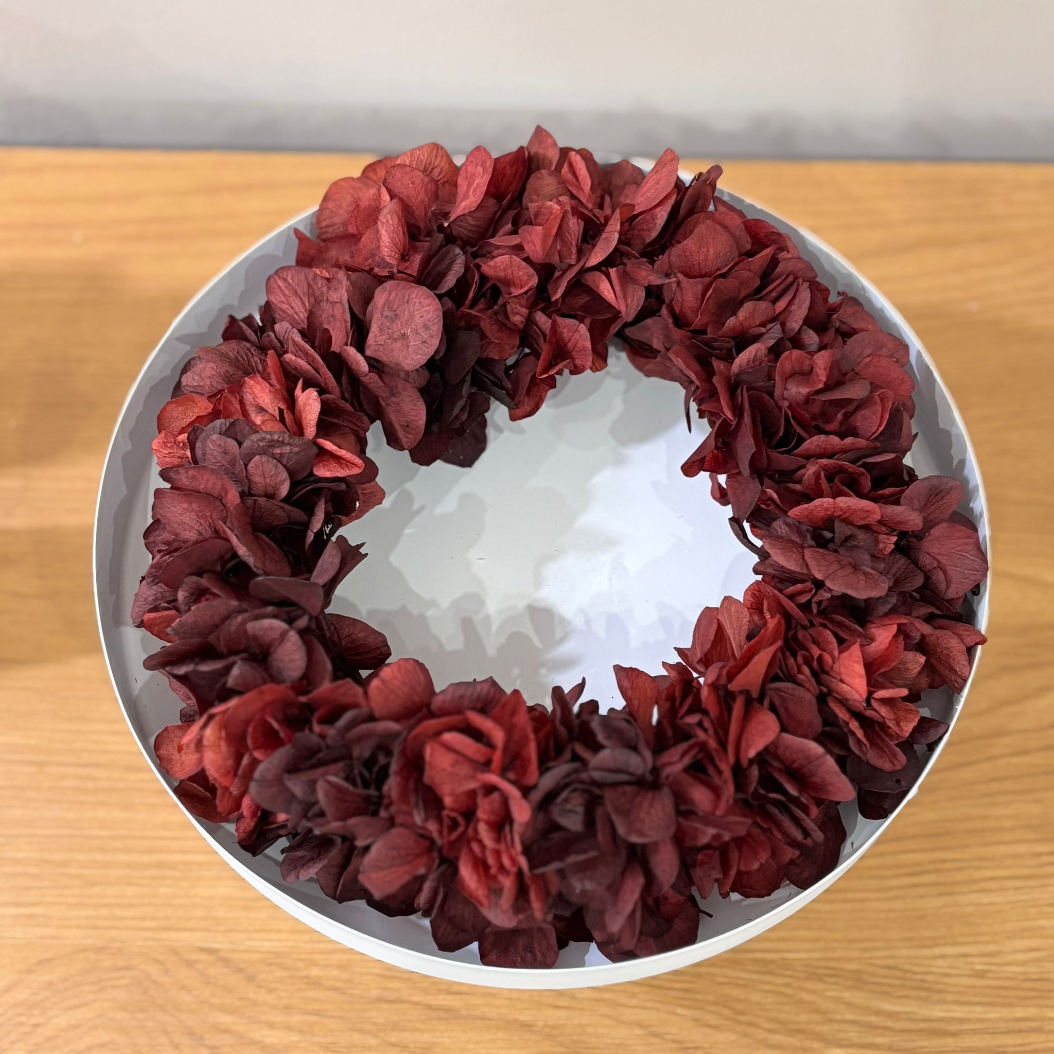 Trockenblumenkranz Hortensien klein