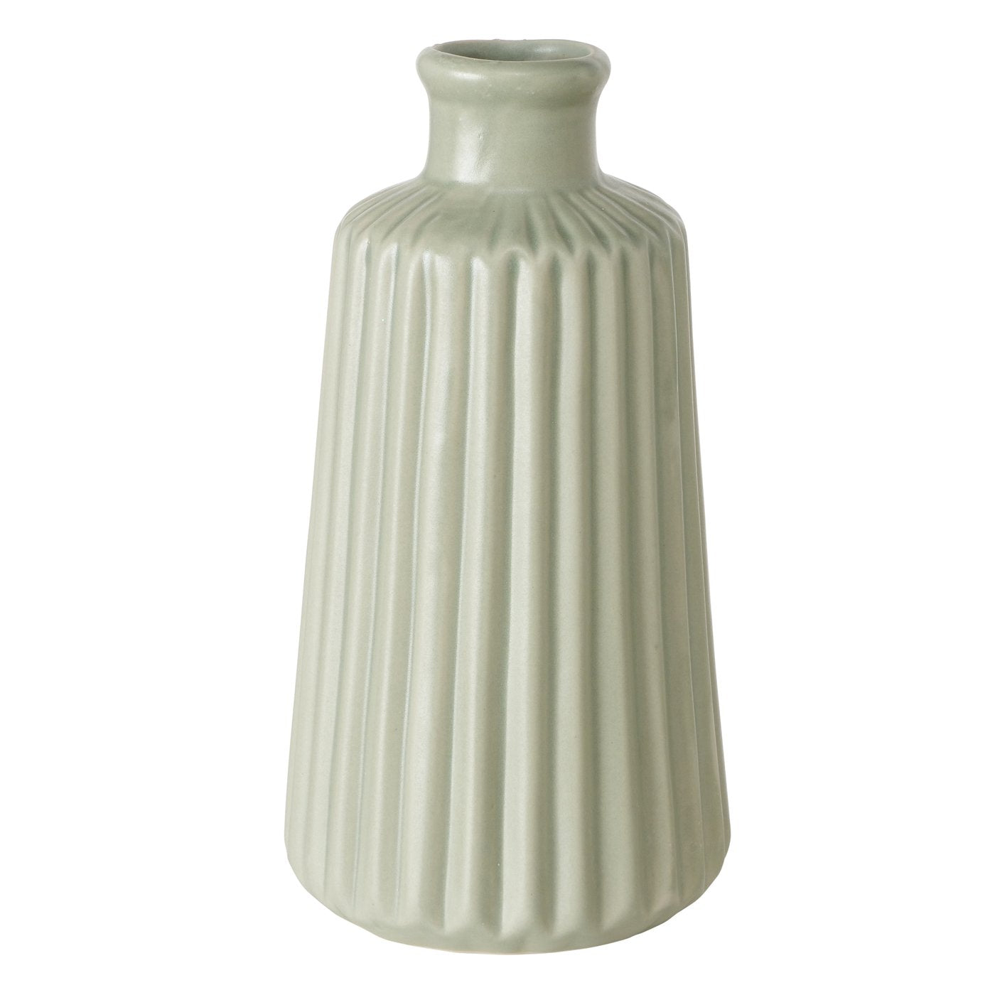 Schlichte Porzellanvase in hellgrün – Zeitloses Design für jedes Ambiente - Lykke&You GmbH