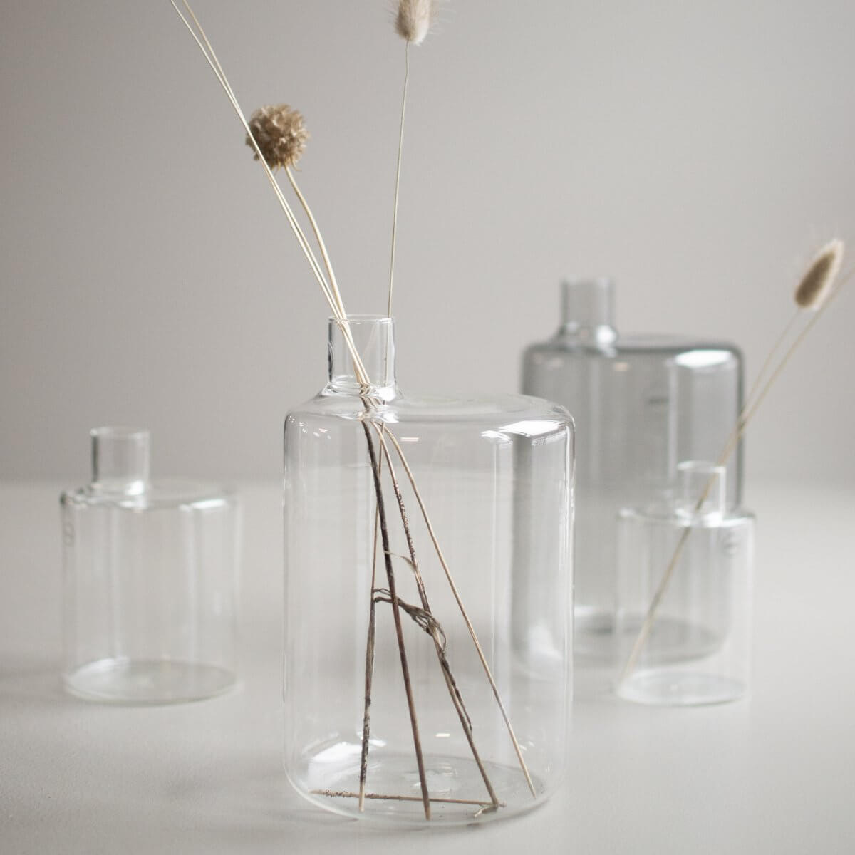 dbkd Pipe Vase Glas - die perfekte Vase für kleine Sträuße - Lykke&You GmbH