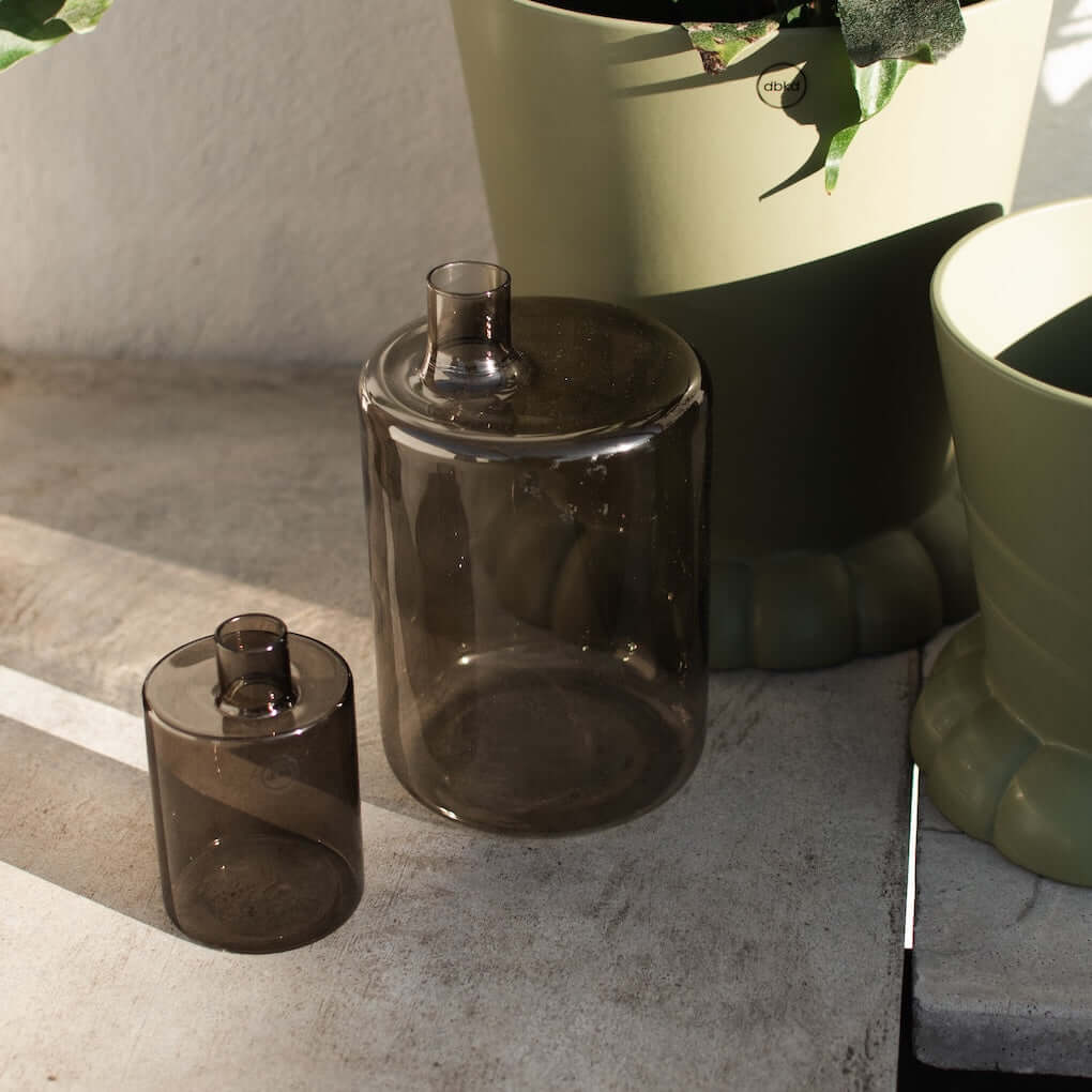 dbkd Pipe Vase Glas - die perfekte Vase für kleine Sträuße - Lykke&You GmbH