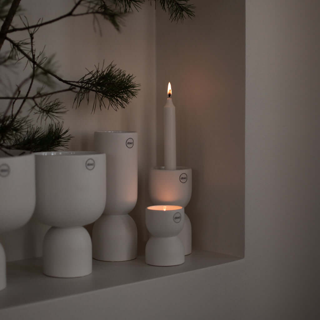 dbkd Post Vase Keramik weiß - Lykke&You GmbH