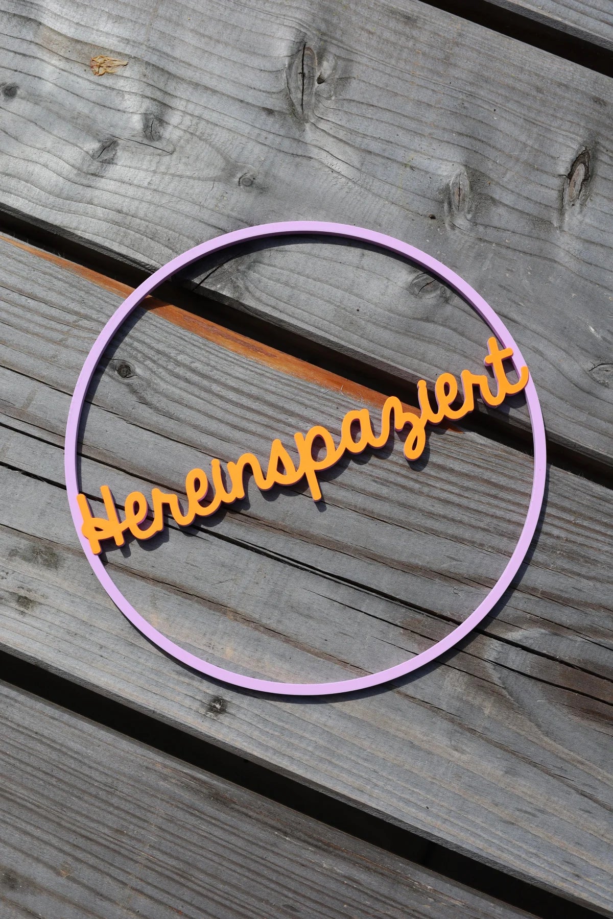 Dekoring „Hereinspaziert“ – 3D-gedruckt