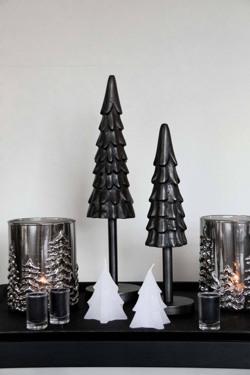 Deko-Kerze Baum S Gold 6 Stück - Lykke&You GmbH