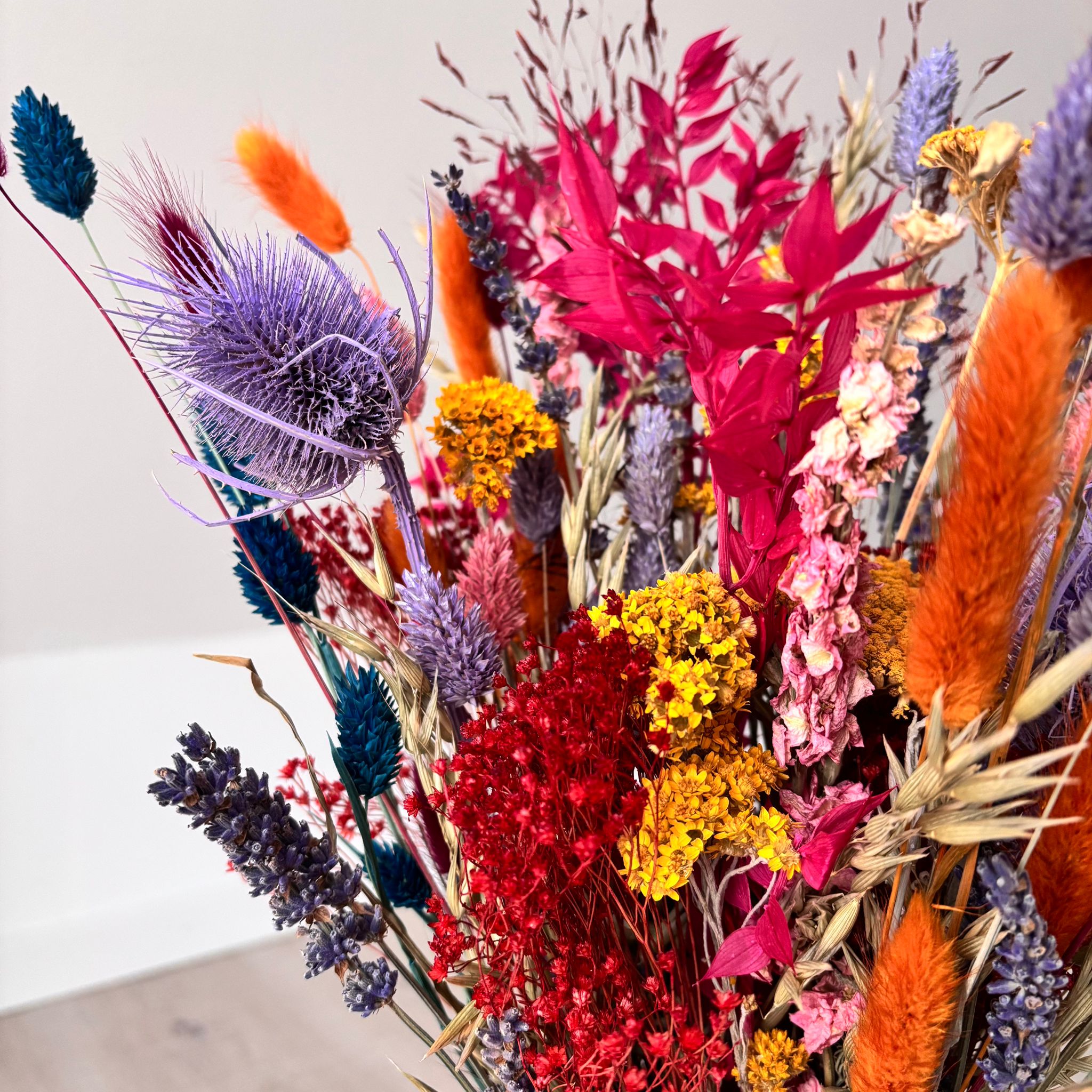 Bunte Wiese - Trockenblumenstrauß für mehr Farbe in deinem Leben - Lykke&You GmbH
