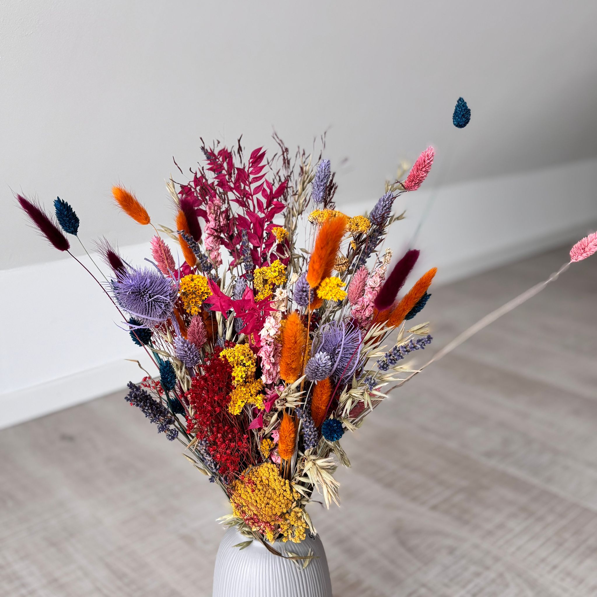 Bunte Wiese - Trockenblumenstrauß für mehr Farbe in deinem Leben - Lykke&You GmbH