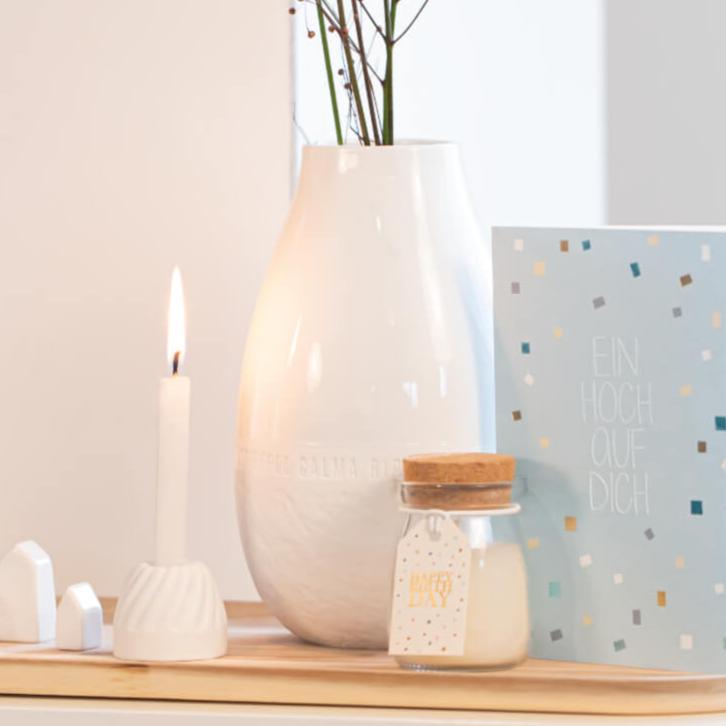 RÄDER Freiform-Vase aus Weißem Porzellan – Modernes Design von Blienert - Lykke&You GmbH