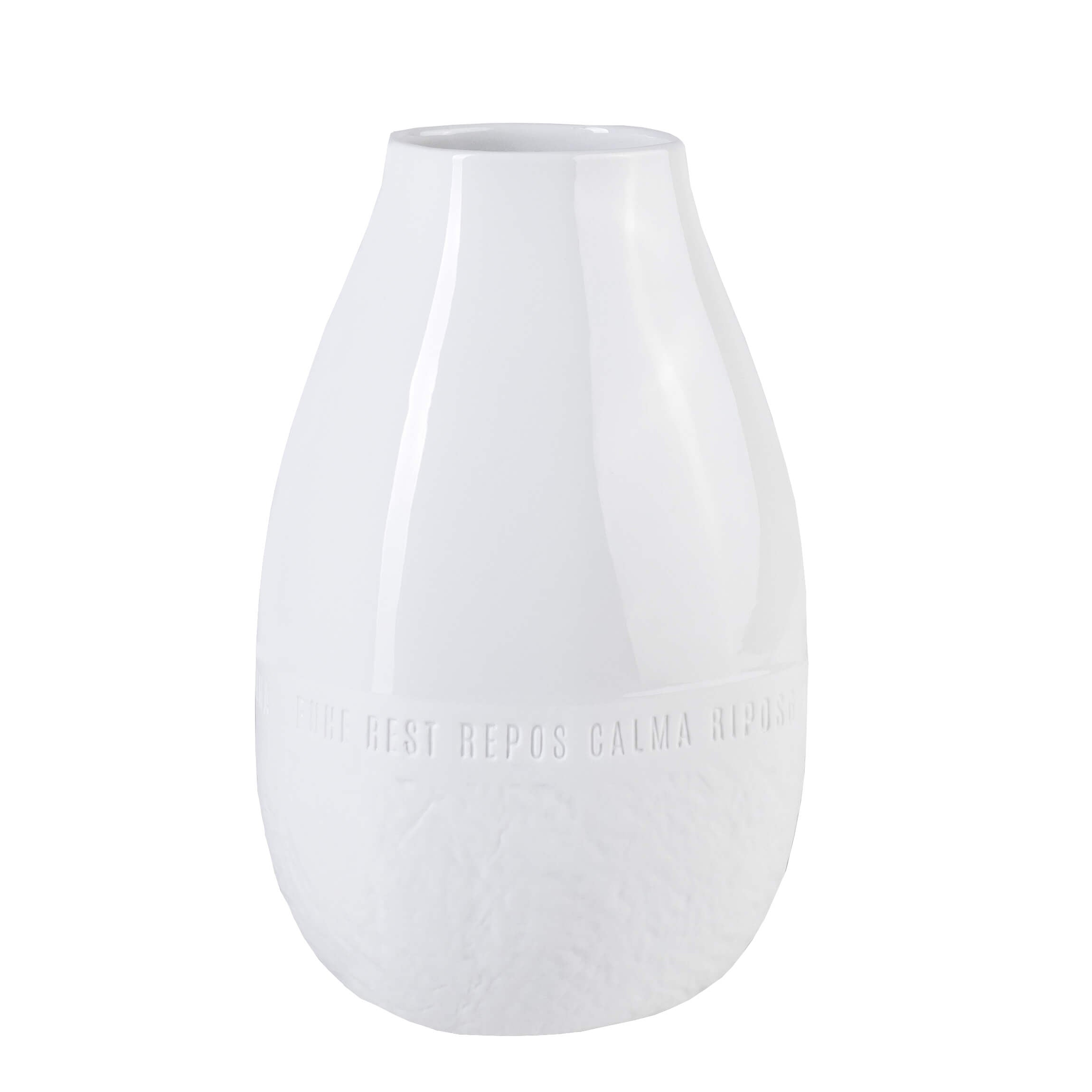 RÄDER Freiform-Vase aus Weißem Porzellan – Modernes Design von Blienert - Lykke&You GmbH