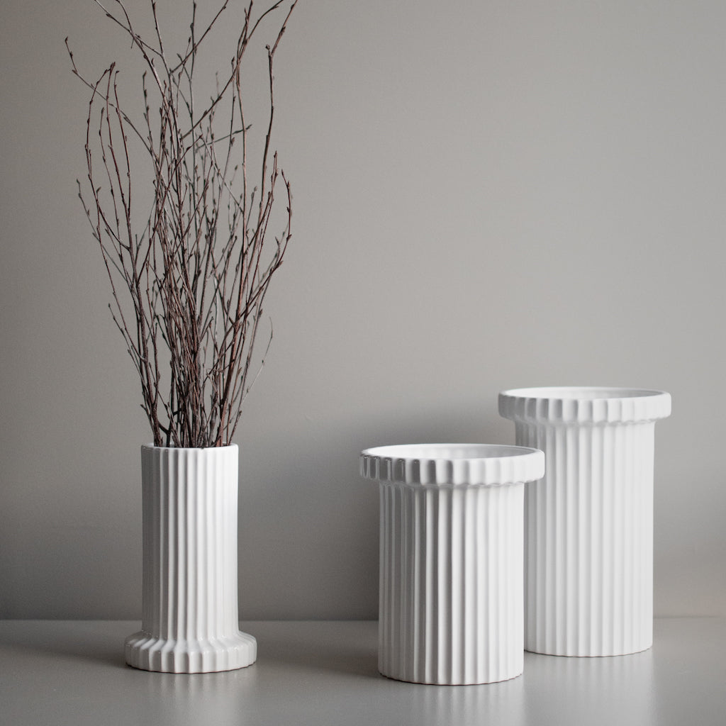 dbkd Vase Stripe Pot mit Rillen