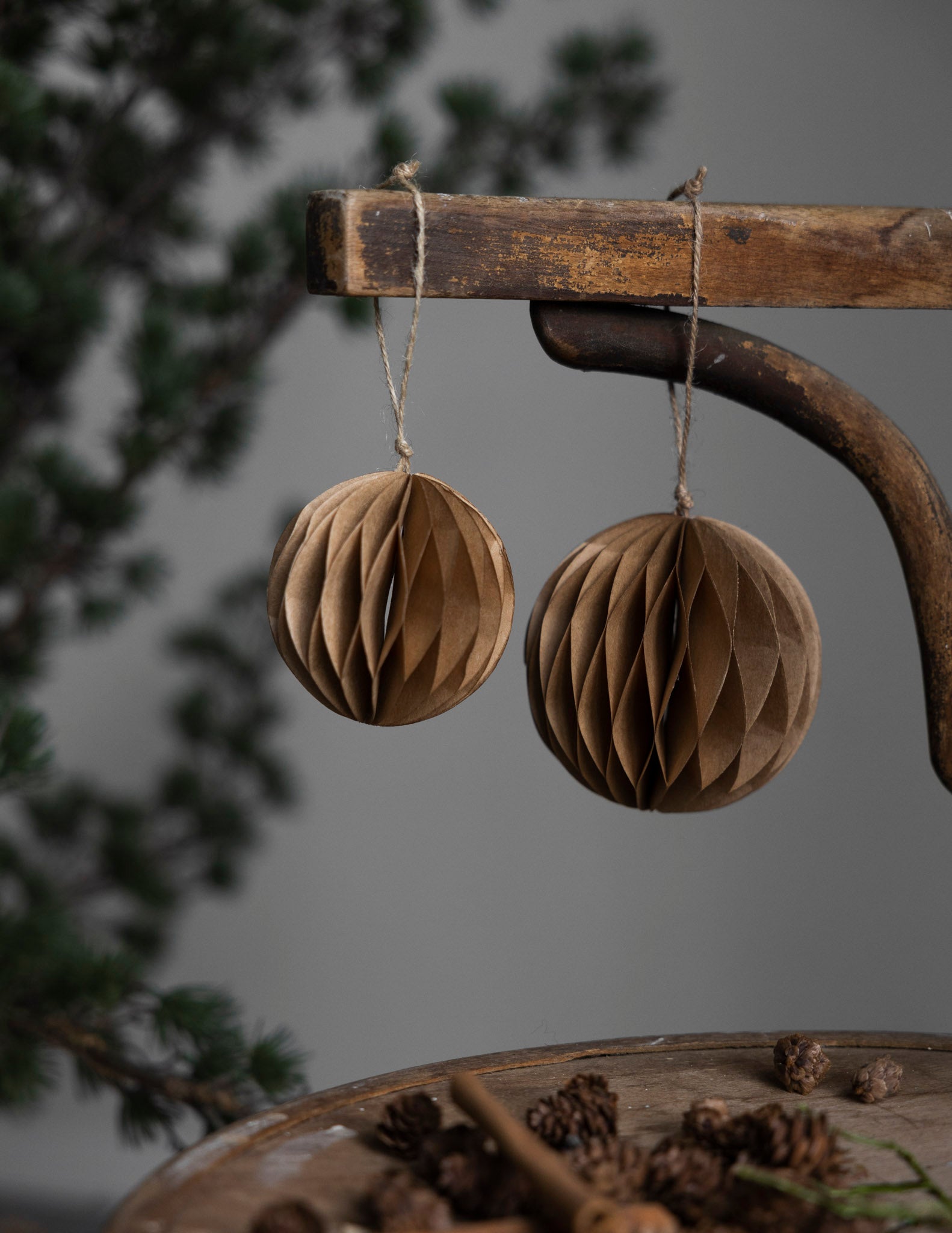 BOLMSÖ Weihnachtsanhänger braun M - Lykke&You GmbH