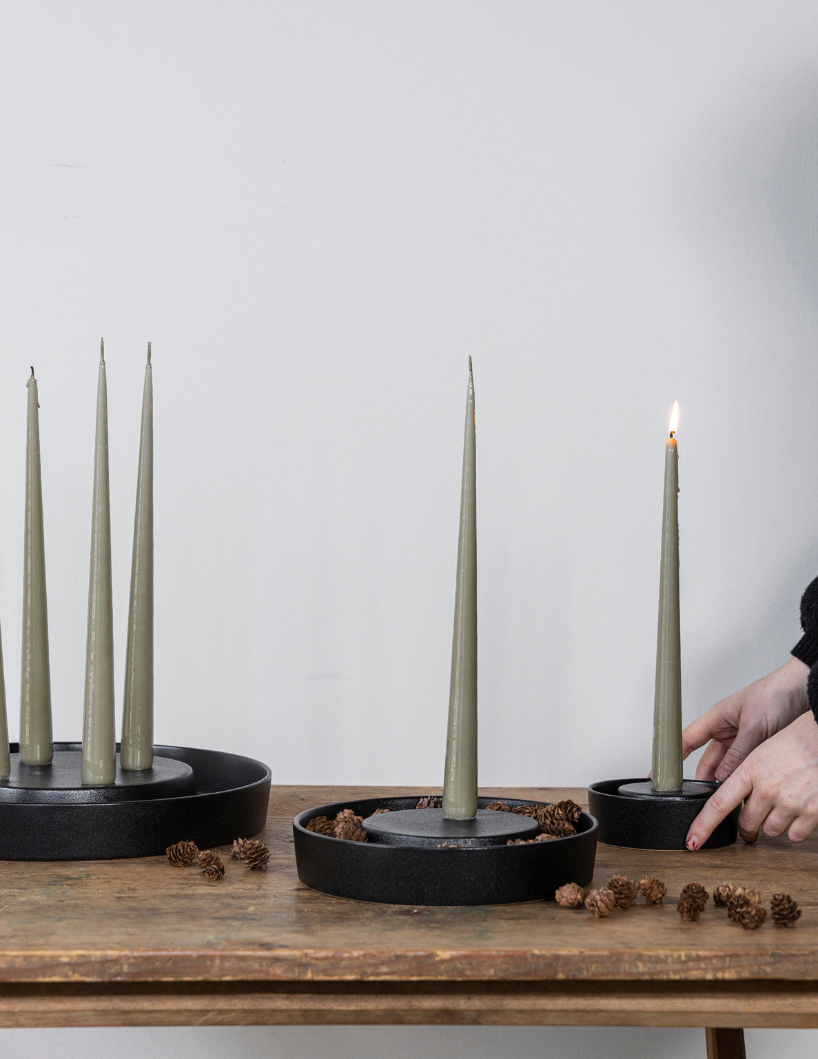 VALLTORP Kerzenständer black Large - Lykke&You GmbH