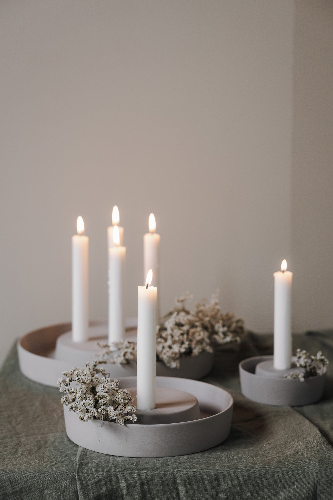 VALLTORP Kerzenständer grey Large - Lykke&You GmbH