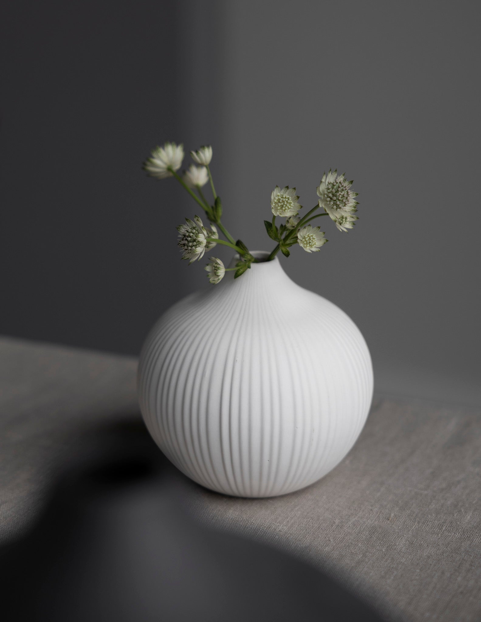 Fröbacken Vase weiss medium - Lykke&You GmbH