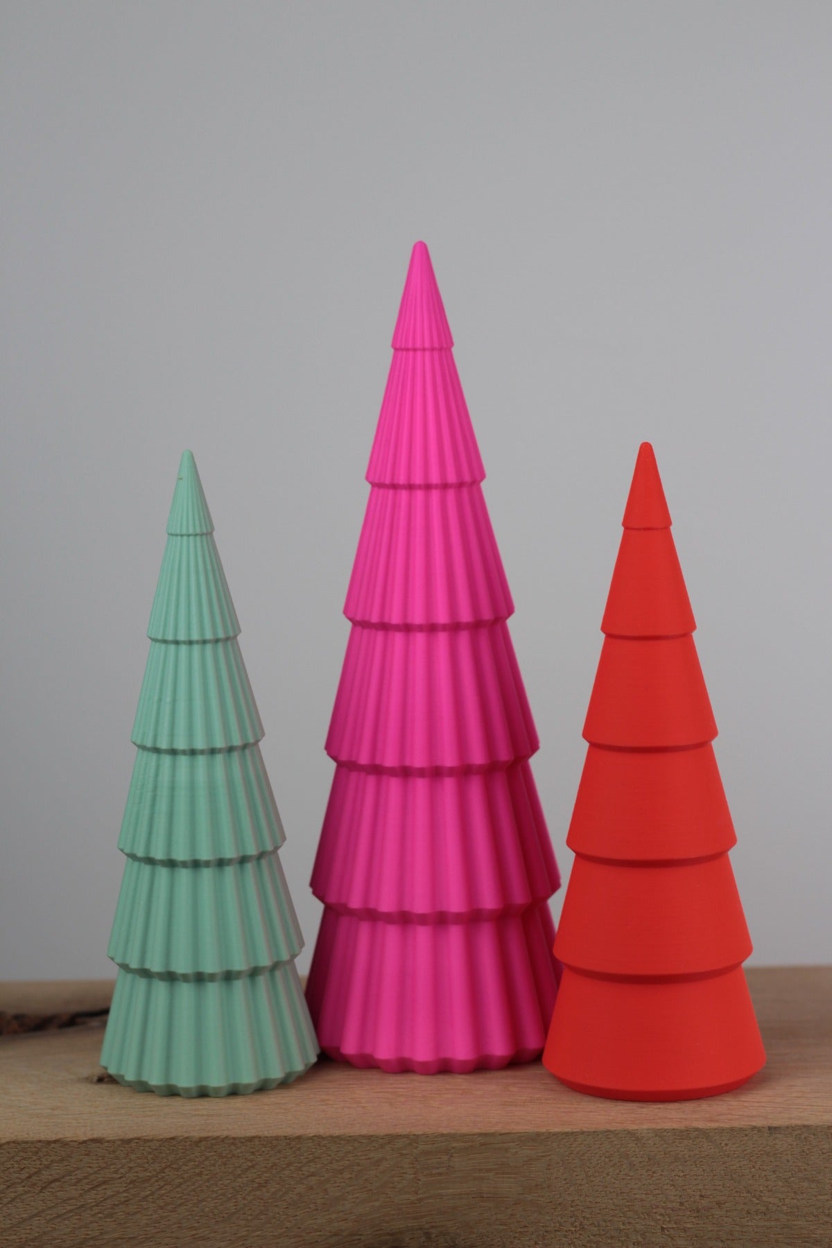 Aufsteller - Tannenbaum geriffelt 3D Druck