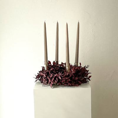 Trockenblumen Adventskranz "Amore" | Handgearbeitete Unikate | 30 cm - Lykke&You