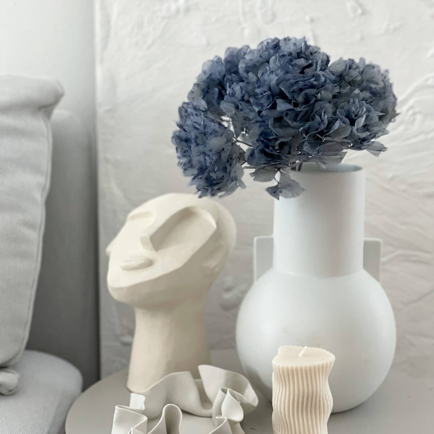 Hortensien konserviert | viele Farben | tolle Blüte | 30-40 cm - Farbe: dunkel blau