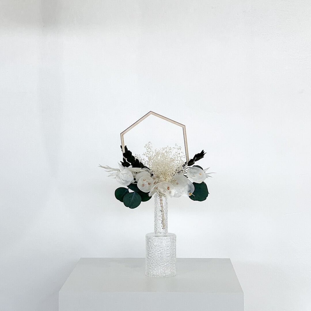 Cake Topper Eucalyptus Gypsophila