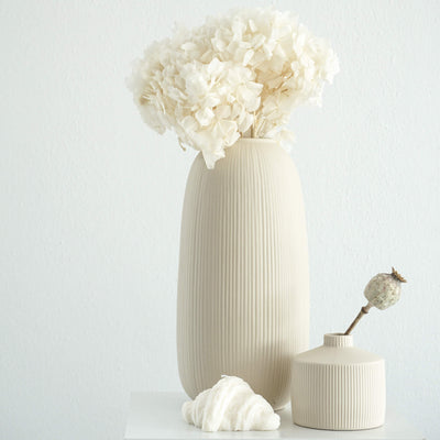 Hortensien konserviert | viele Farben | tolle Blüte | 30-40 cm - Farbe: weiß