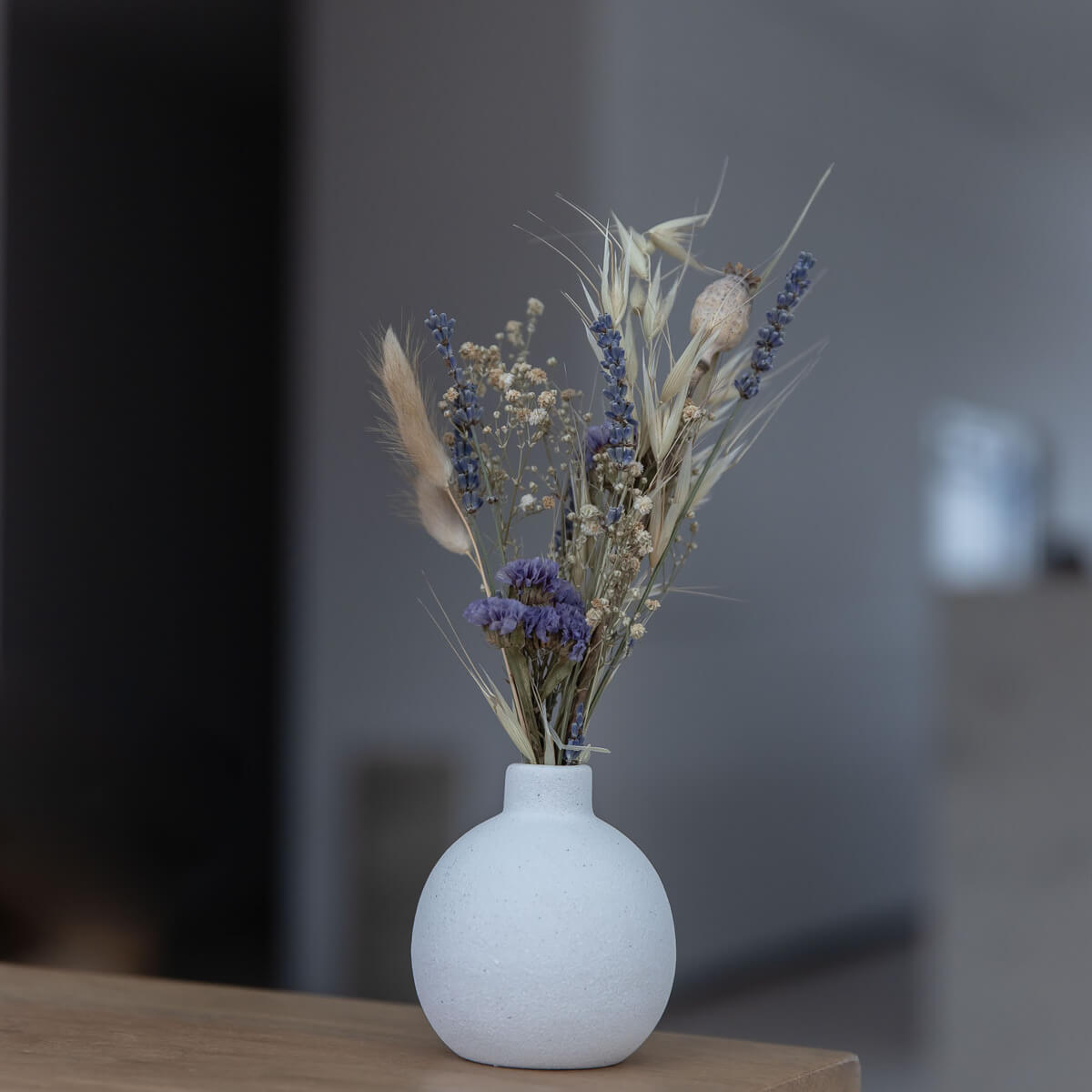 Trockenblumenstrauß Mini Wildblume blau | 20 - 30 cm - Lykke&You