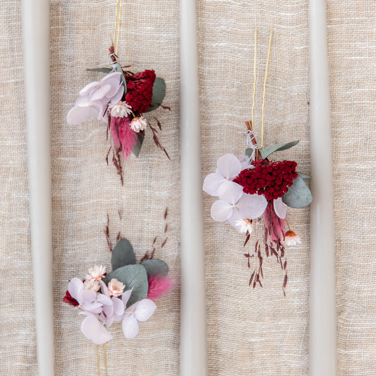 Hairpin dried flowers Berry 