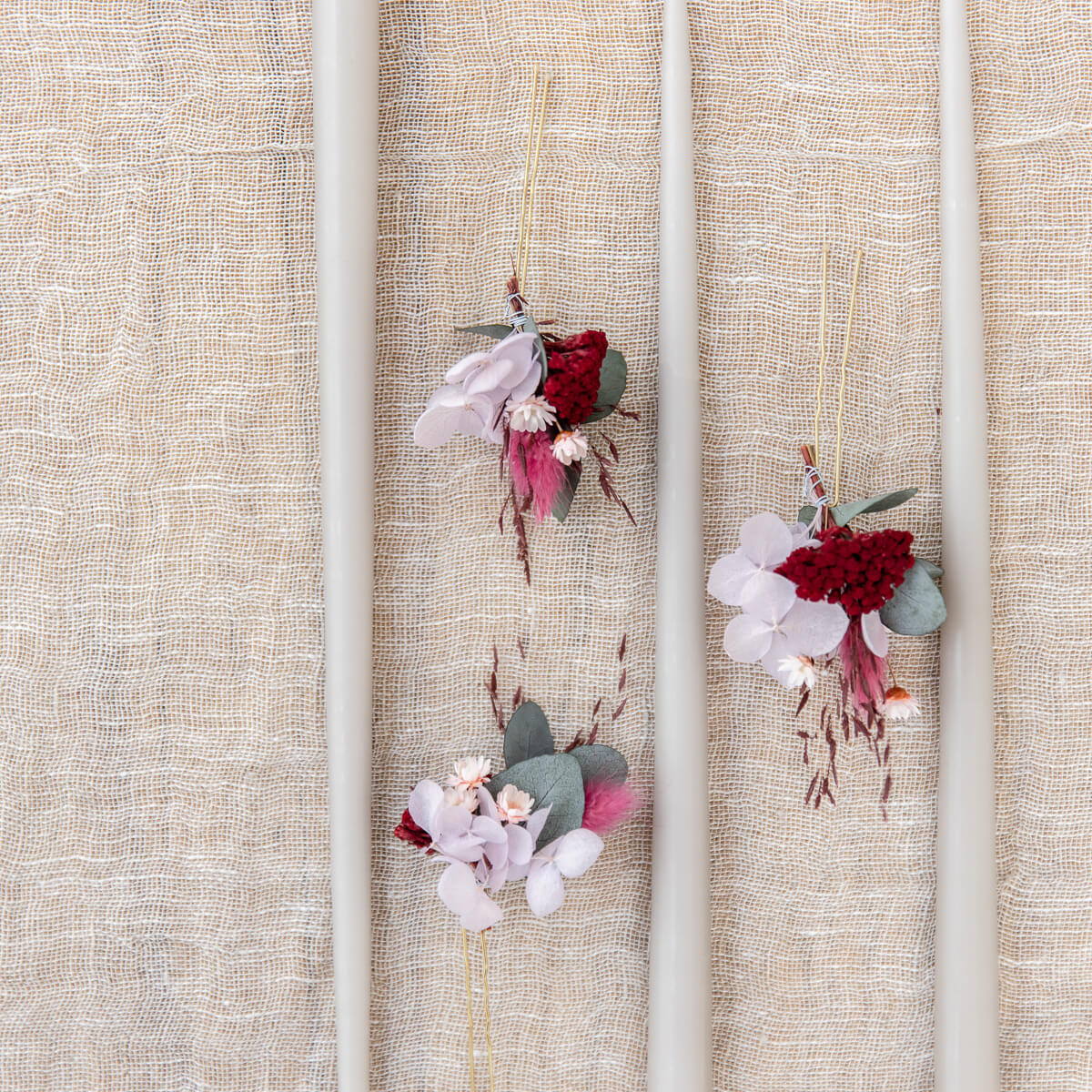 Hairpin dried flowers Berry 