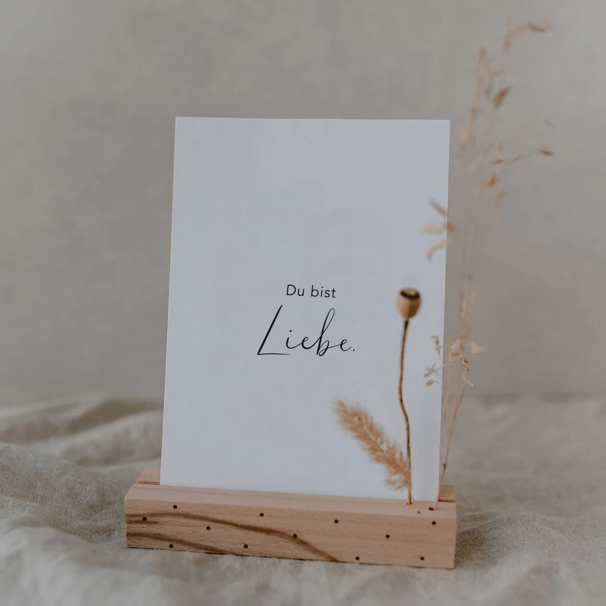 Eulenschnitt Karte "Du bist Liebe" - Lykke&You GmbH