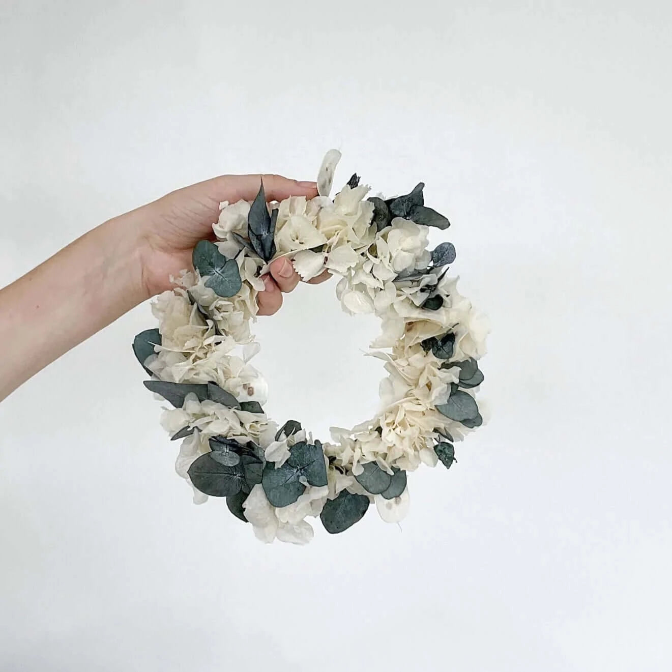 Adventskranz Trockenblumen klein in verschieden Varianten - DIY