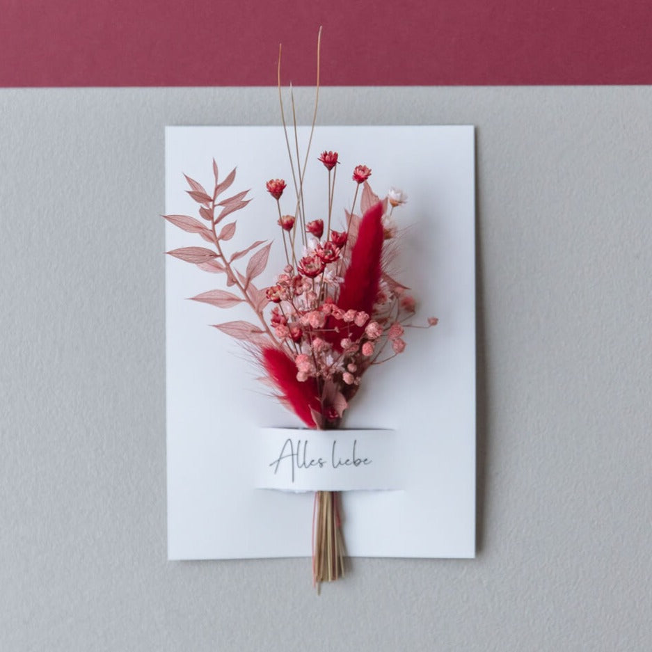 Geburtstagskarte Mit Floralem Design – Elegante Lilienblume Karte Von Artery8