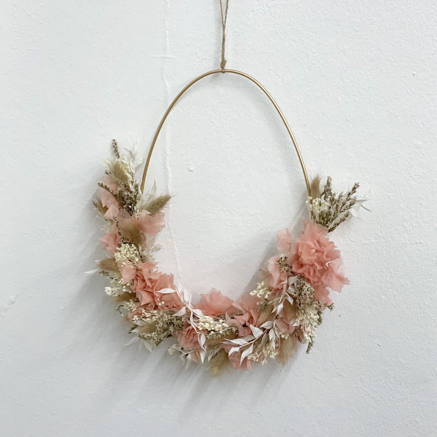 Trockenblumenkranz Osterei I gold I 25 cm Außenmass - Lykke&You