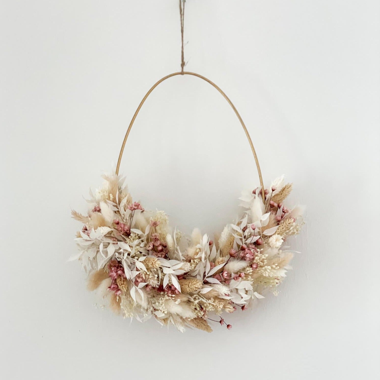 Trockenblumenkranz Osterei I gold I 25 cm Außenmass - Lykke&You