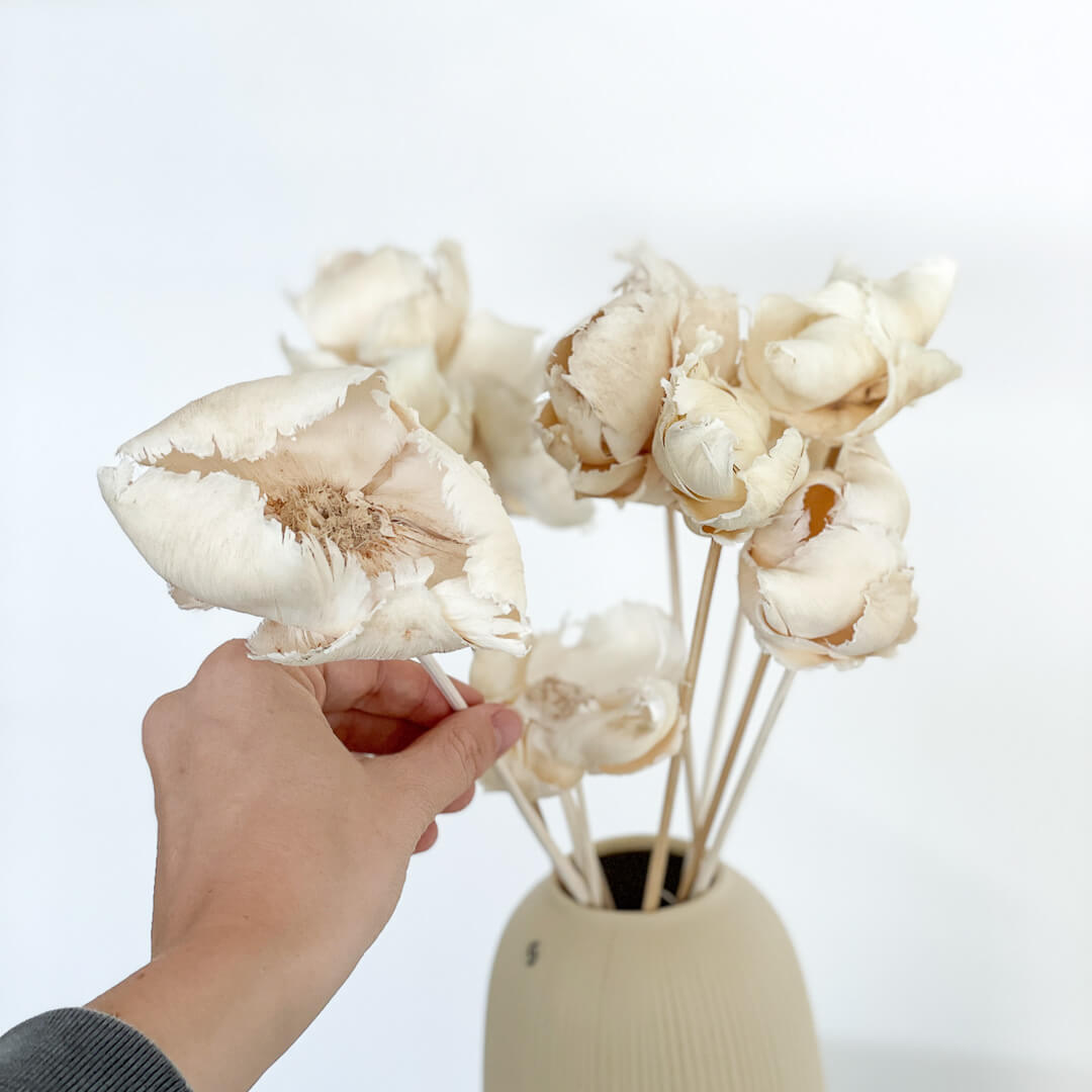 Palmblatt Blüten - Lykke&You GmbH