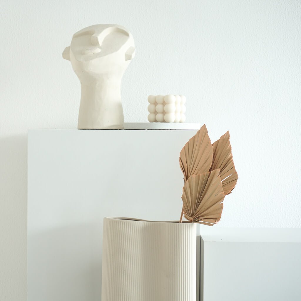 Getrocknete Palmspeere | 40cm I | Trendprodukt - Farbe: orange 2x