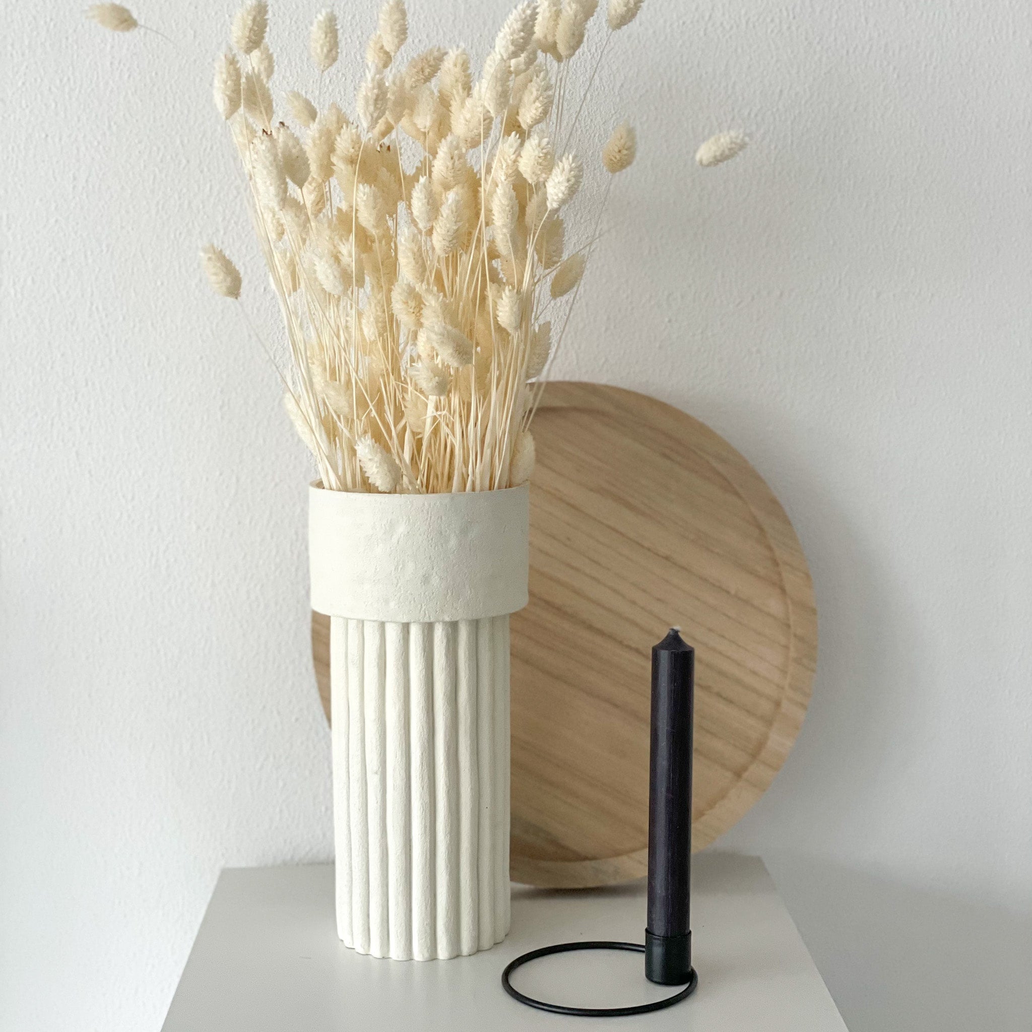 Trockenblume Phalaris I Kanariengras | natur | ca. 60 cm - Größe: 10 Stiele, 30 Stiele, 1 Bund (ca. 75 Stiele) weiss