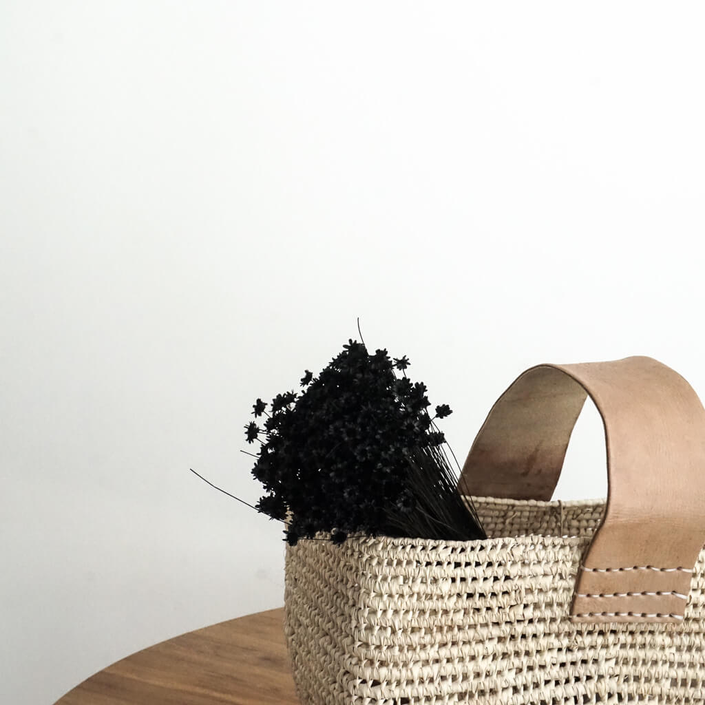 Glixia - Gänseblümchen || 50 cm - Farbe: schwarz ; 1 großer Bund